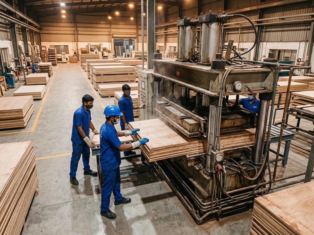 Inside the CWC Plyboards factory
